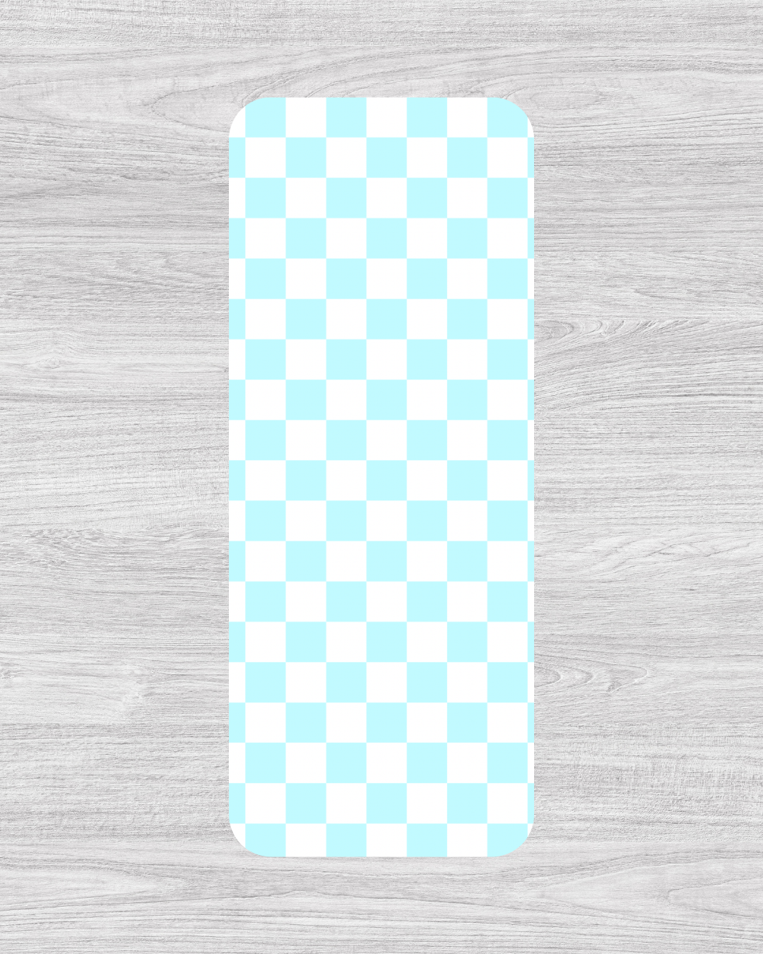 Blue Check Bookmark