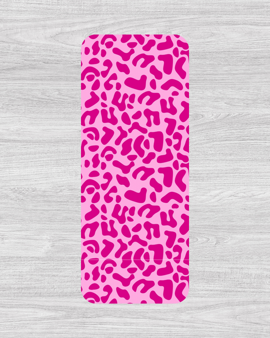Pink Leopard Print Bookmark